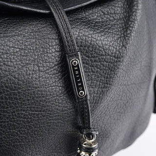 Celine Black Leather Bittersweet Shoulder Bag
