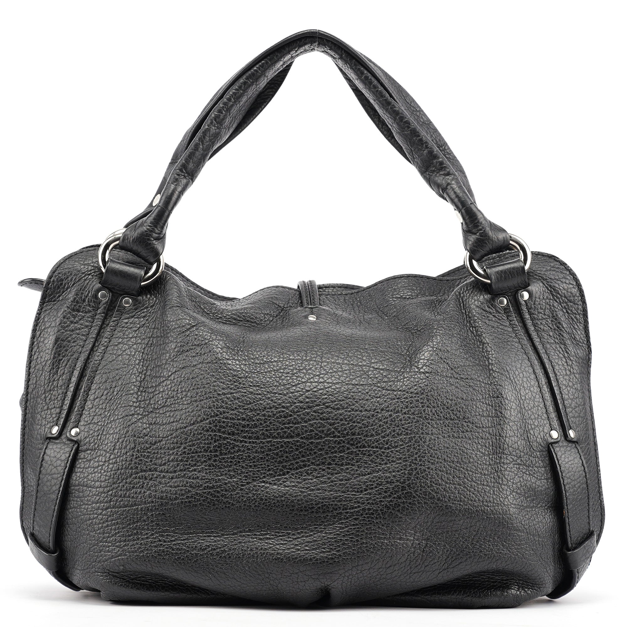 Celine Black Leather Bittersweet Shoulder Bag