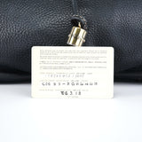 Celine Bittersweet Schultertasche aus schwarzem Leder