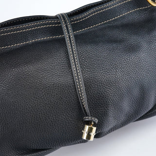 Celine Black Leather Bittersweet Shoulder Bag