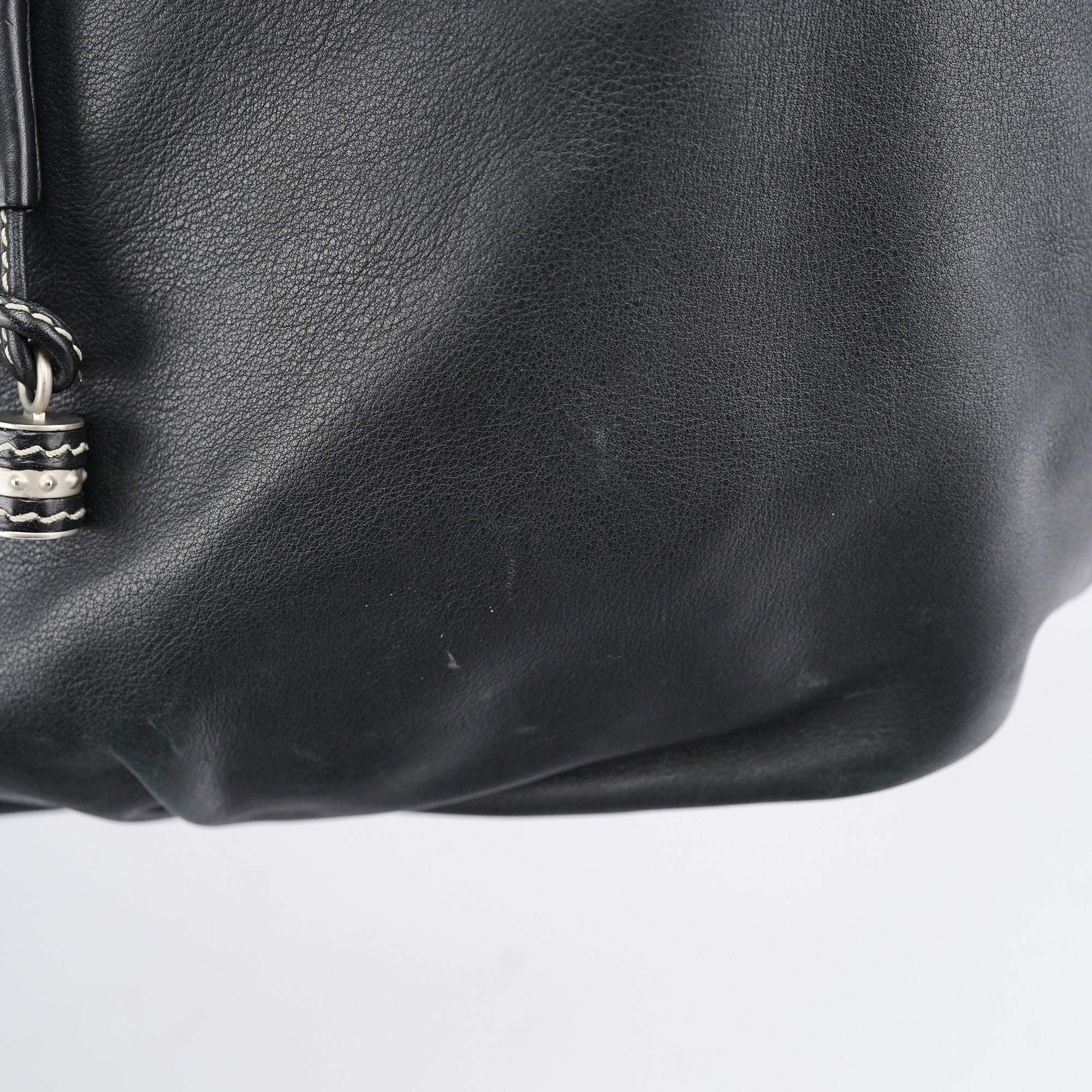 Celine Black Leather Bittersweet Shoulder Bag