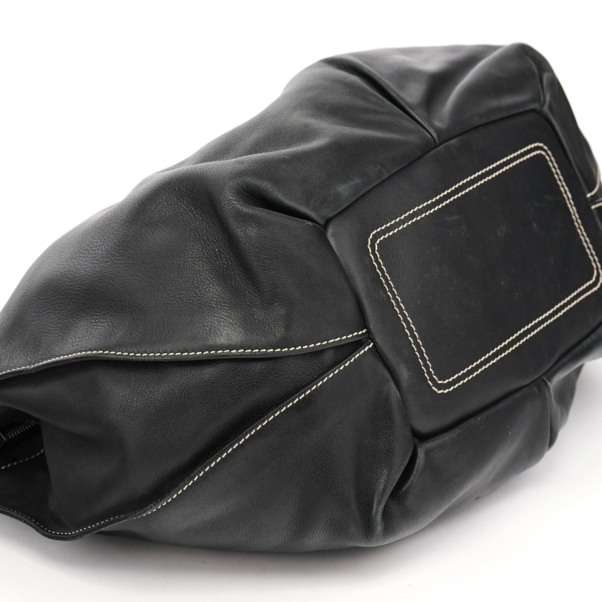 Celine Black Leather Bittersweet Shoulder Bag