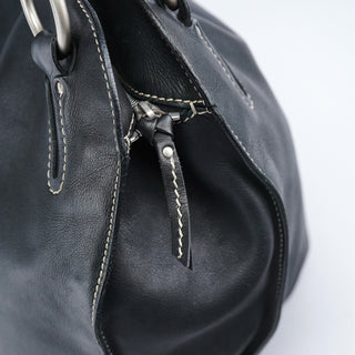 Celine Black Leather Bittersweet Shoulder Bag