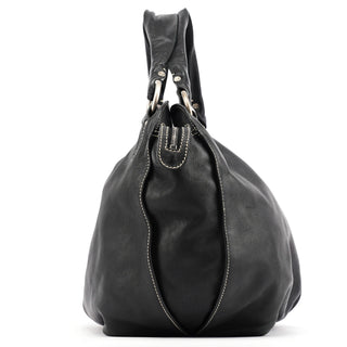 Celine Black Leather Bittersweet Shoulder Bag