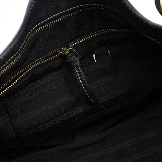Celine Black Leather Bittersweet Shoulder Bag