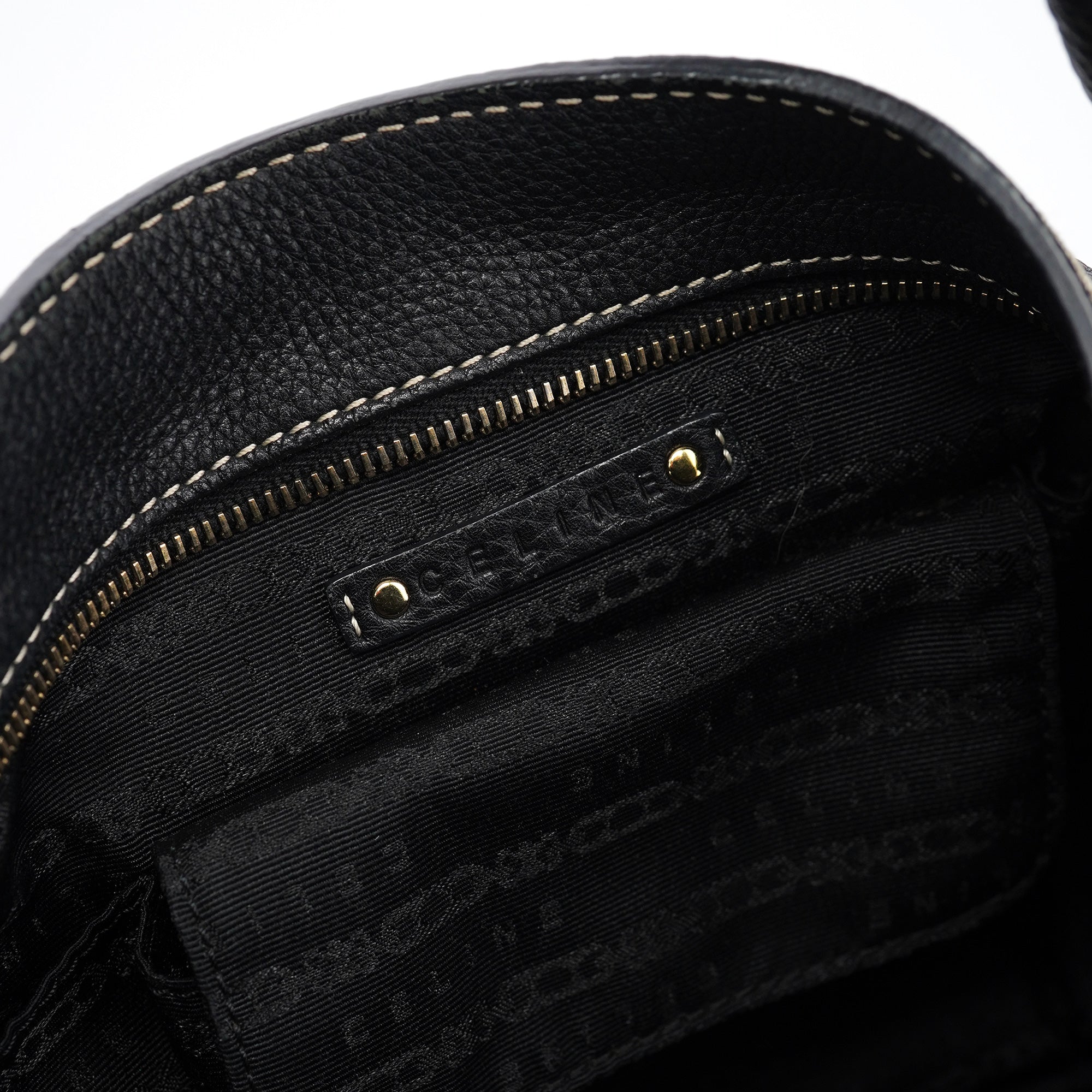 Celine Black Leather Bittersweet Shoulder Bag