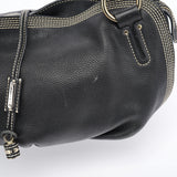 Celine Black Leather Bittersweet Shoulder Bag