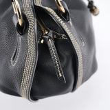 Celine Black Leather Bittersweet Shoulder Bag