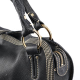 Celine Black Leather Bittersweet Shoulder Bag