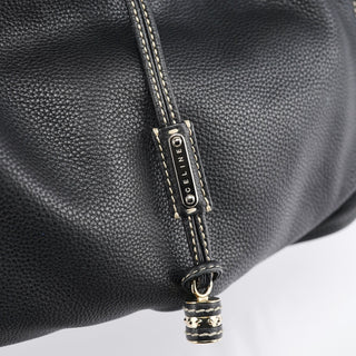 Celine Black Leather Bittersweet Shoulder Bag