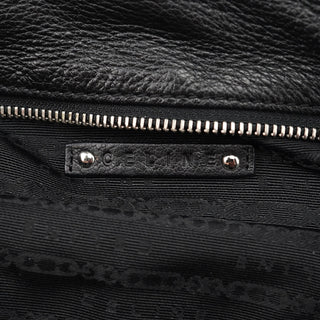 Celine Black Leather Bittersweet Shoulder Bag