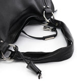 Celine Bittersweet Schultertasche aus schwarzem Leder