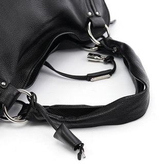 Celine Black Leather Bittersweet Shoulder Bag