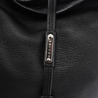 Celine Black Leather Bittersweet Shoulder Bag