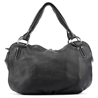 Celine Black Leather Bittersweet Shoulder Bag