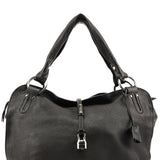 Celine Bittersweet Schultertasche aus schwarzem Leder