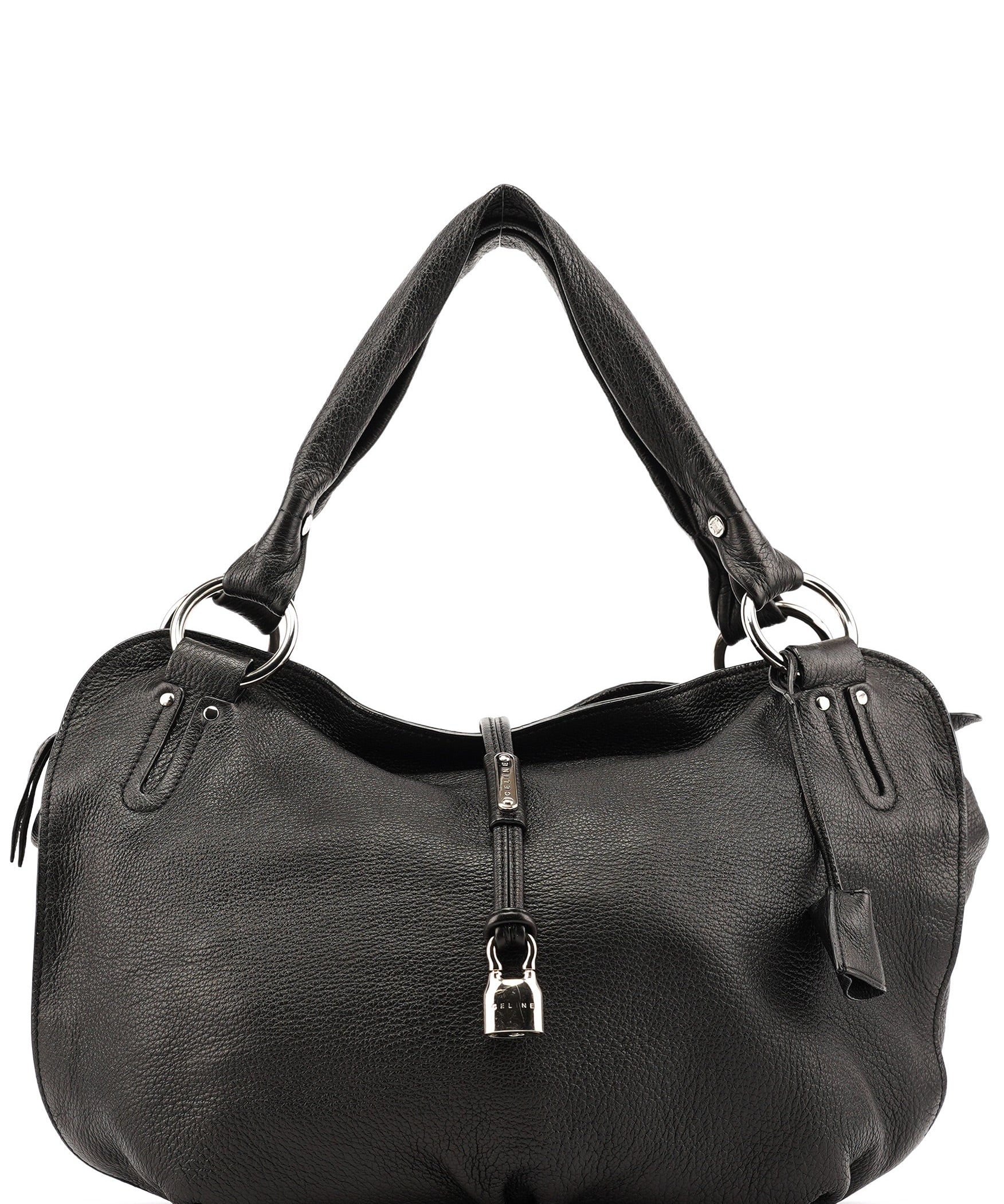 Celine Black Leather Bittersweet Shoulder Bag