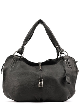 Celine Black Leather Bittersweet Shoulder Bag