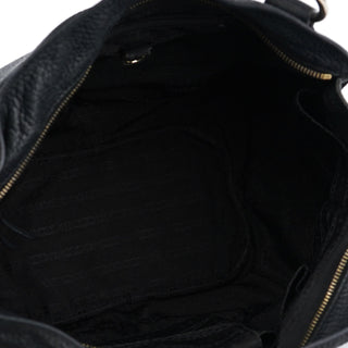 Celine Black Leather Bittersweet Shoulder Bag