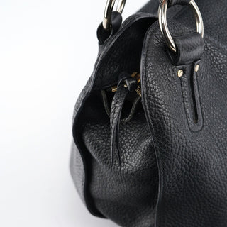 Celine Black Leather Bittersweet Shoulder Bag