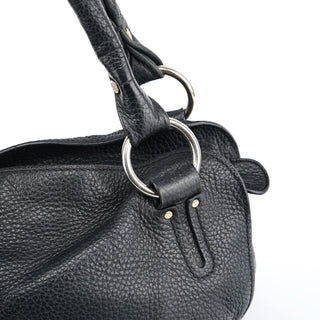 Celine Black Leather Bittersweet Shoulder Bag