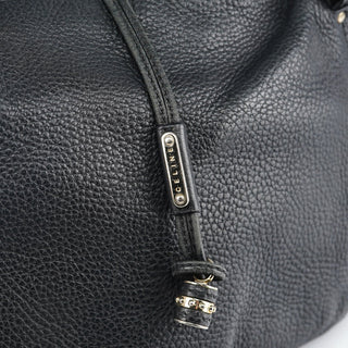 Celine Black Leather Bittersweet Shoulder Bag