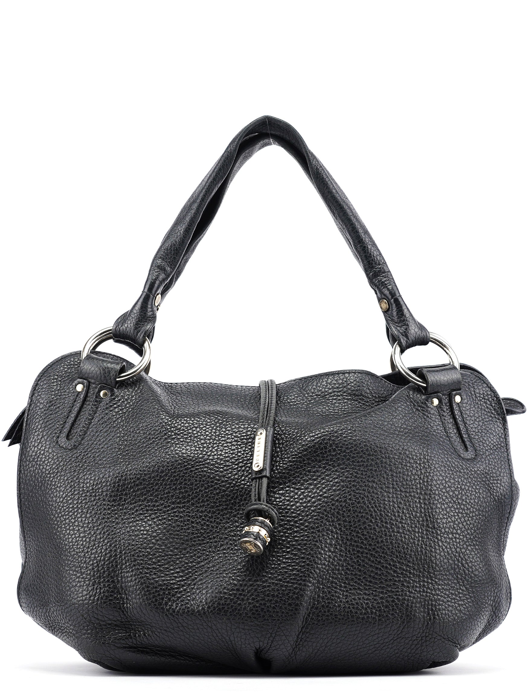 Celine Sac porté épaule Bittersweet en cuir noir