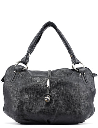Celine Black Leather Bittersweet Shoulder Bag