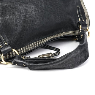 Celine Black Leather Bittersweet Shoulder Bag