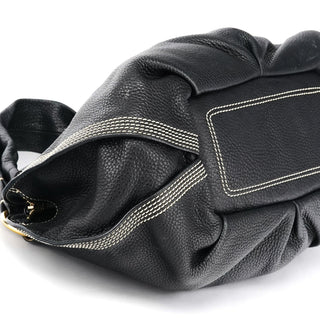 Celine Black Leather Bittersweet Shoulder Bag