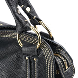 Celine Black Leather Bittersweet Shoulder Bag