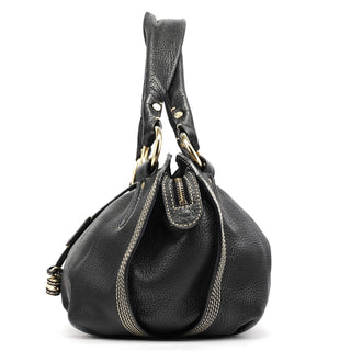 Celine Black Leather Bittersweet Shoulder Bag