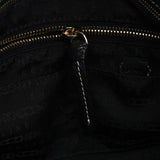 Celine Sac porté épaule Bittersweet en cuir noir