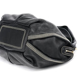 Celine Sac porté épaule Bittersweet en cuir noir