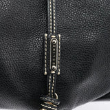 Celine Sac porté épaule Bittersweet en cuir noir