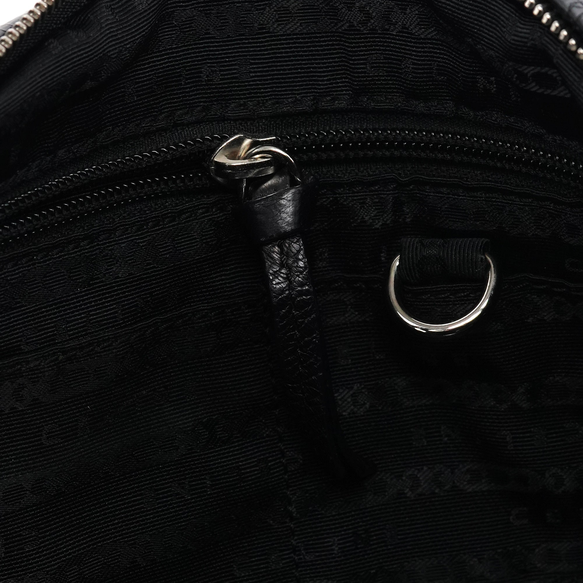 Celine Sac porté épaule Bittersweet en cuir noir