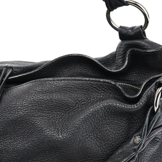 Celine Black Leather Bittersweet Shoulder Bag