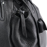 Celine Sac porté épaule Bittersweet en cuir noir