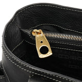 Celine Black Leather Boogie Tote Bag