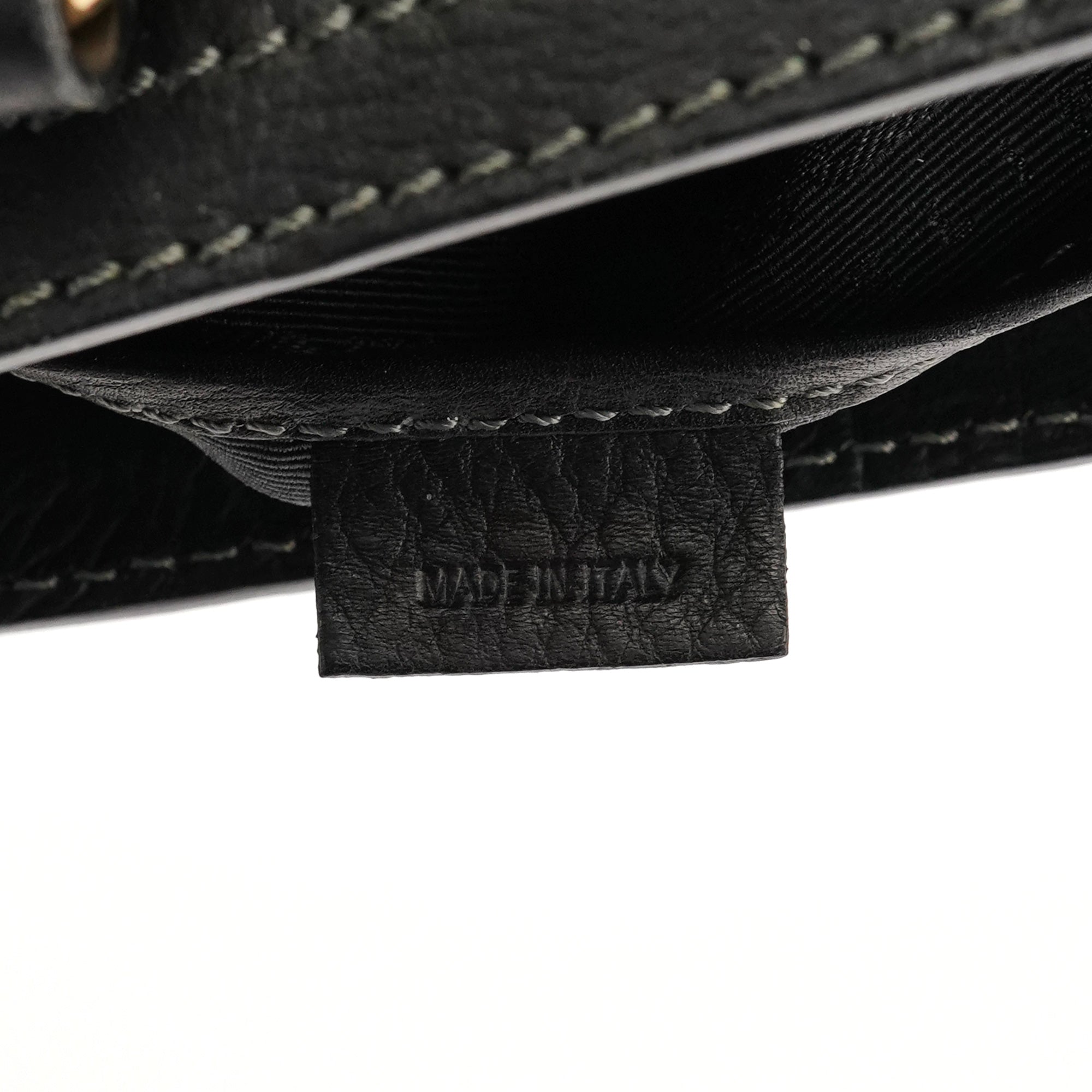 Celine Black Leather Boogie Tote Bag