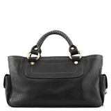 Celine Black Leather Boogie Tote Bag