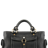 Celine Black Leather Boogie Tote Bag