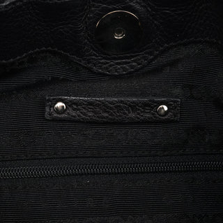 Celine Black Leather Pillow 2-Way Bag