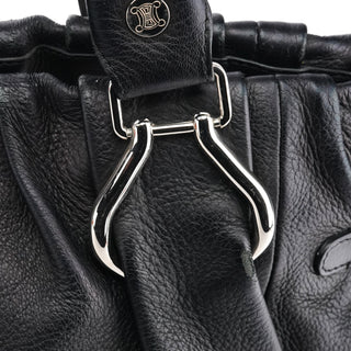 Celine Black Leather Pillow 2-Way Bag