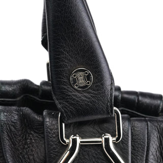 Celine Black Leather Pillow 2-Way Bag
