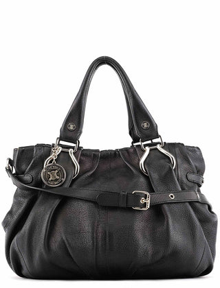 Celine Black Leather Pillow 2-Way Bag
