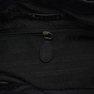 Celine Black Leather Pillow 2-Way Tote Bag