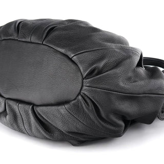 Celine Black Leather Pillow 2-Way Tote Bag