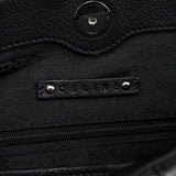 Celine Black Leather Pillow Tote Bag