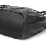 Celine Black Leather Pillow Tote Bag